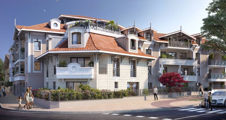 Achat / Vente appartement neuf Arcachon face au casino et à 200 m de la plage (33120) - Réf. 9261