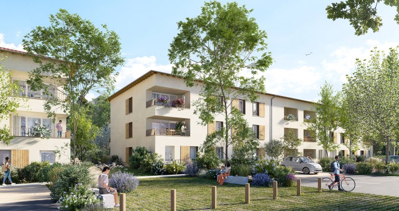 Achat / Vente appartement neuf La Taillan-Médoc cadre champêtre à 25 min de Bordeaux (33320) - Réf. 9239