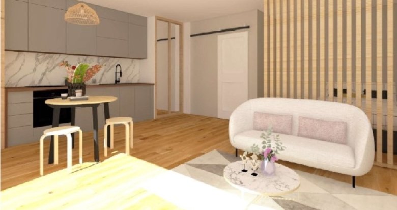 Achat / Vente appartement neuf Pessac résidence Coliving proche tramway B Châtaigneraie (33600) - Réf. 9253